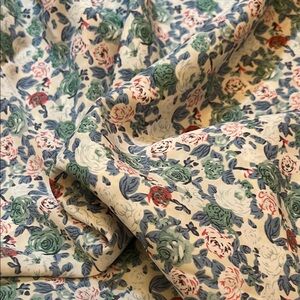 Floral Patterned Fabric - 1 3/4 yards 60” Wide